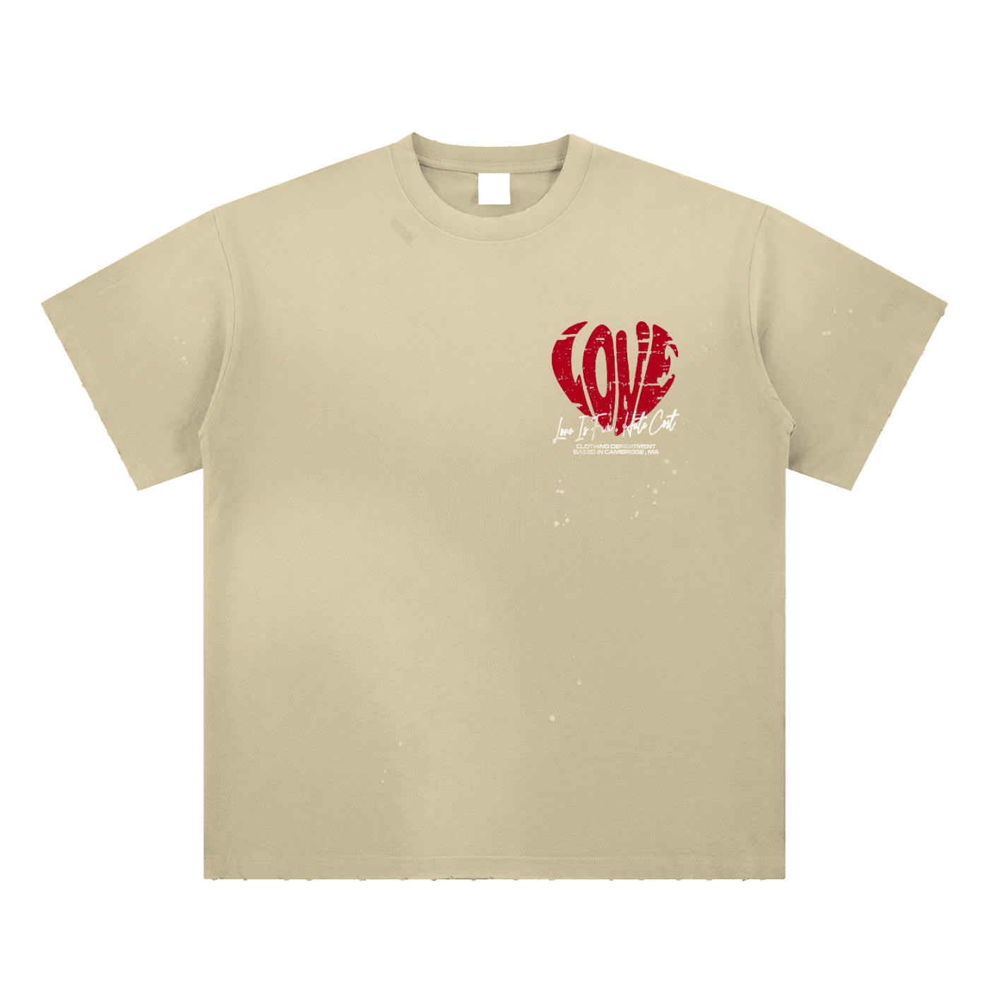 Love Is Free Hate Cost “Heart Statement” Tee