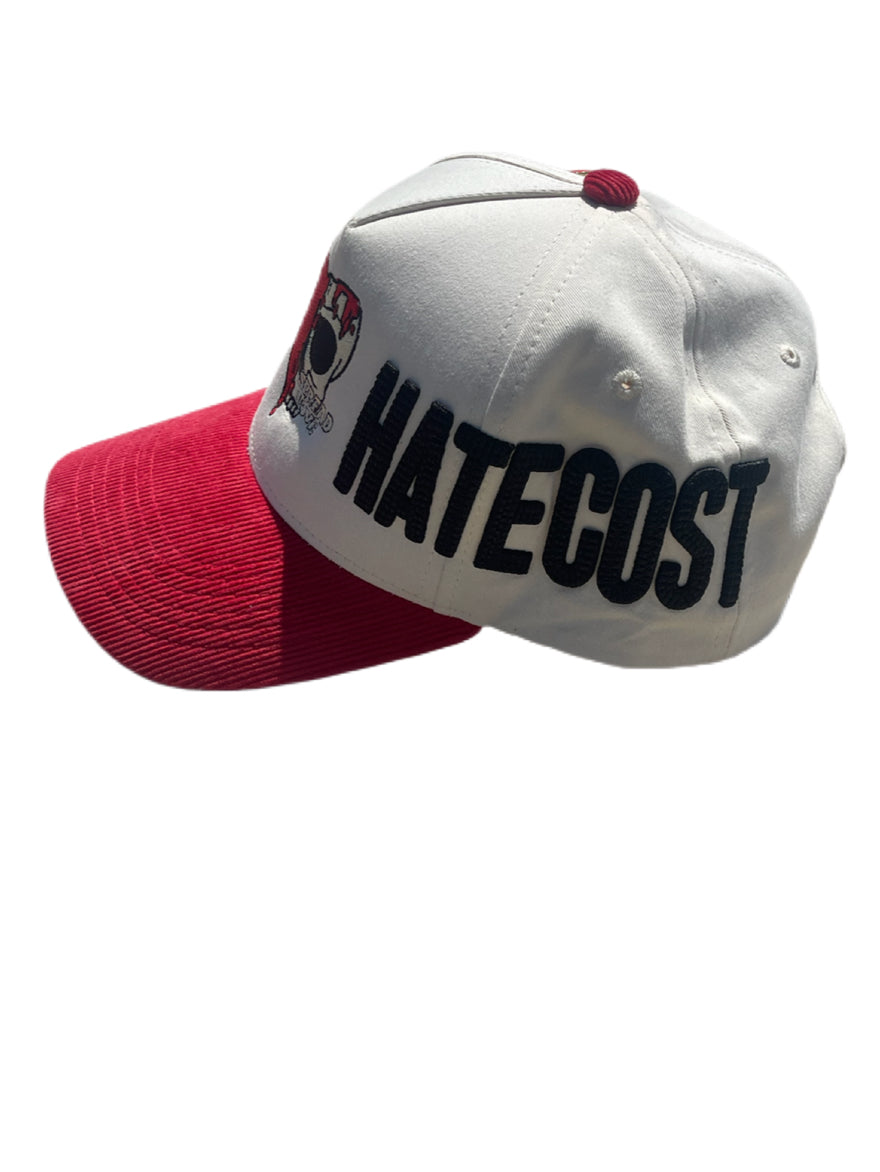 White Corduroy Brim SnapBack