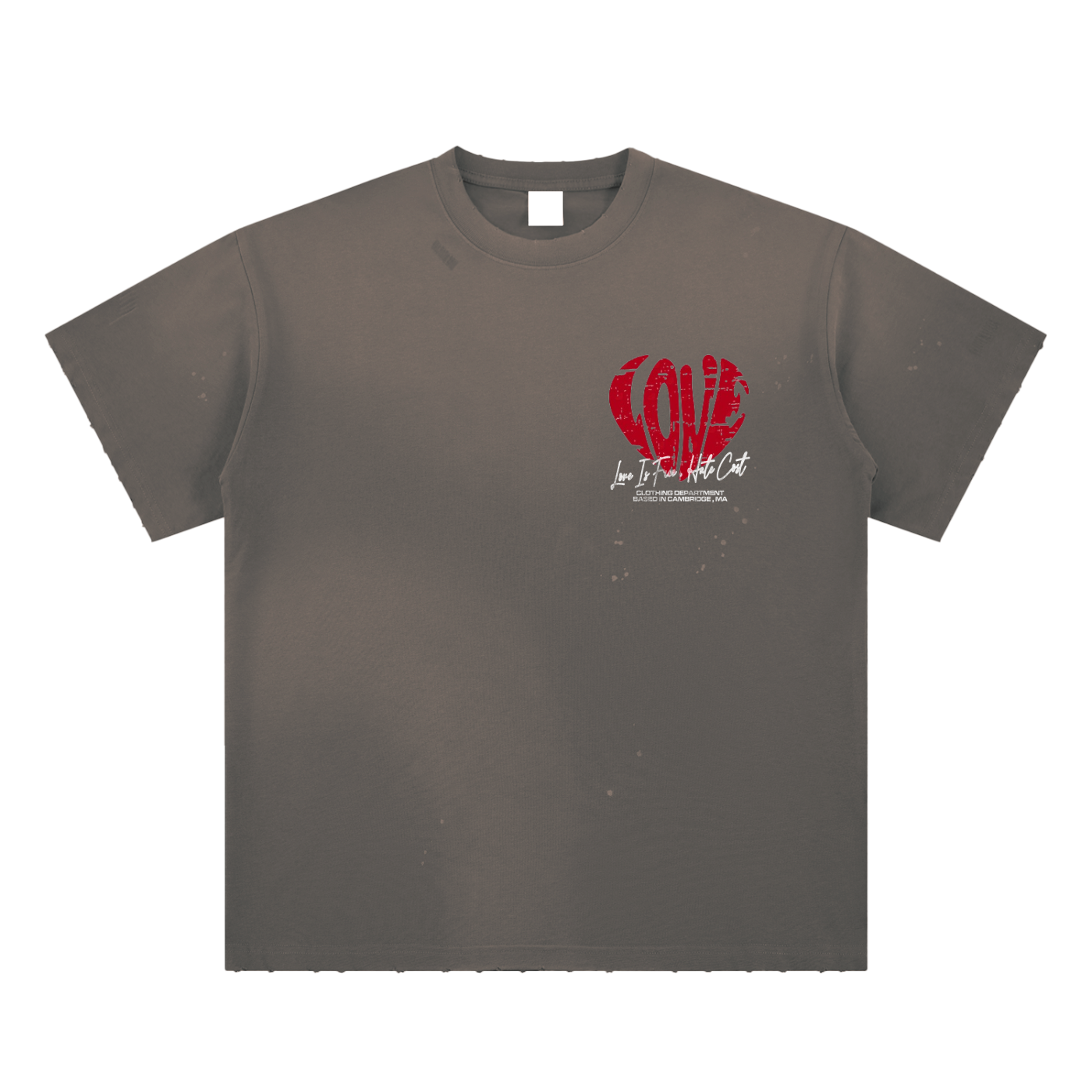Love Is Free Hate Cost “Heart Statement” Tee