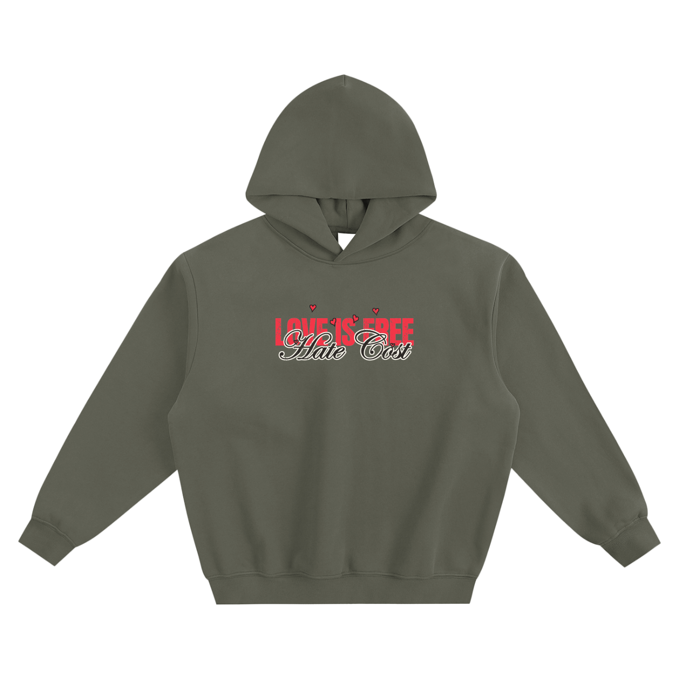 Love Is Free Hate Cost “Love Vibes Only” Hoodie