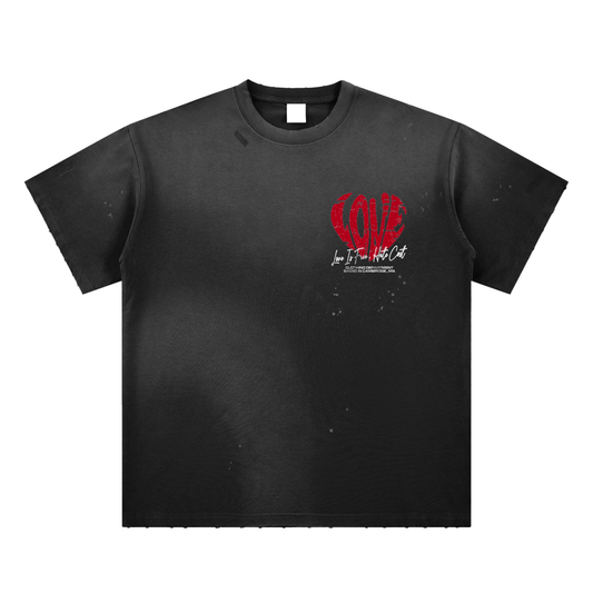Love Is Free Hate Cost “Heart Statement” Tee