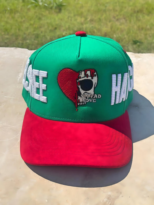 Green Suede Brim SnapBack
